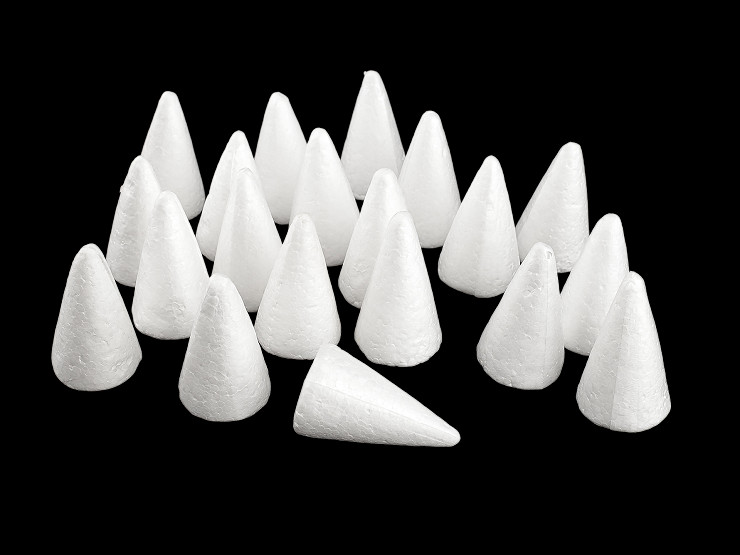 Kužel 3,5x6 cm polystyren