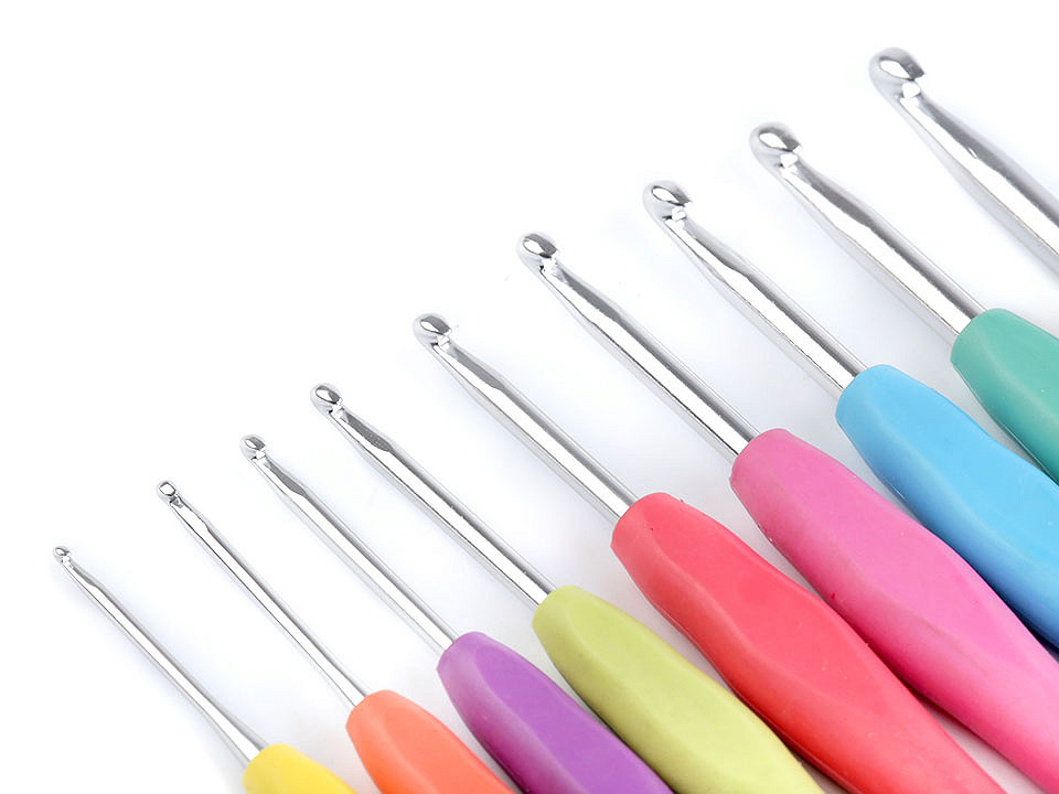 Set of Crochet Hooks Easy Grip STOKLASA Haberdashery and Fabrics