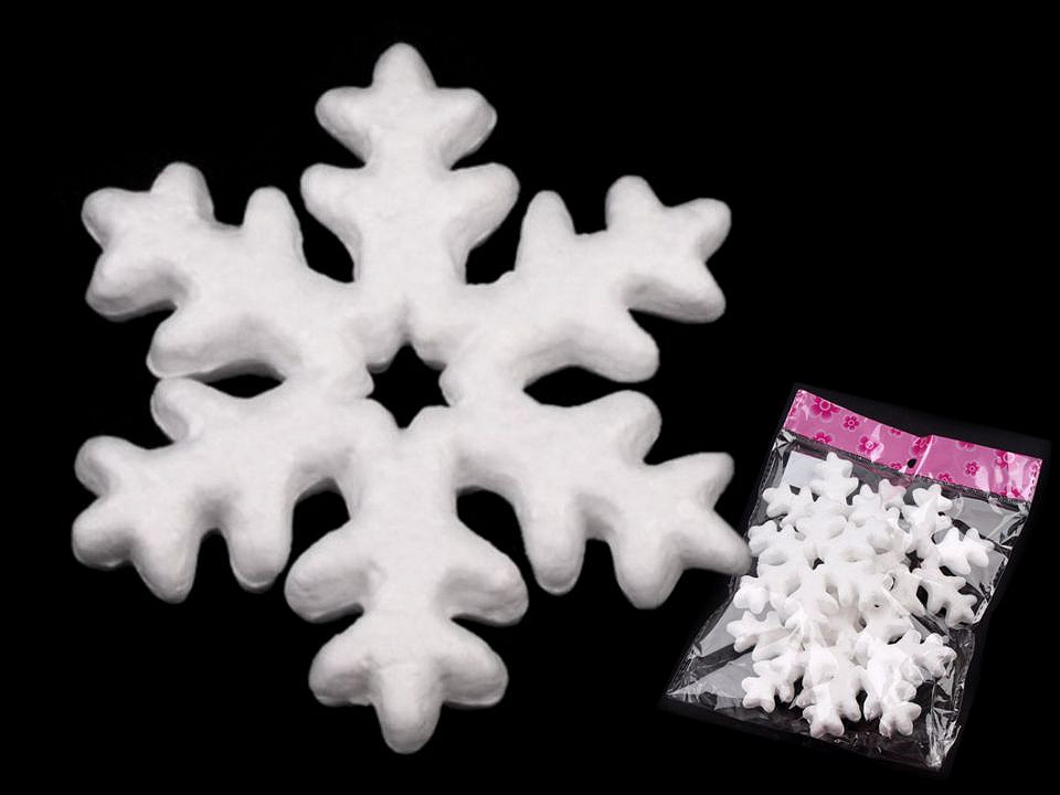 Fiocchi di neve per Natale - Fiocchi di neve in polistirolo per decora –  Foamart