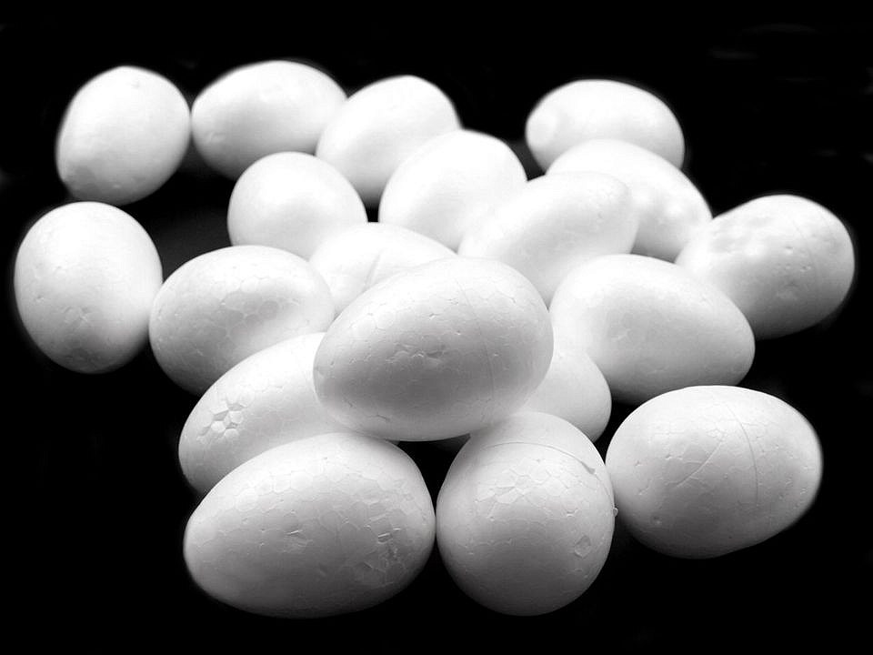 Œufs En Mousse De Polystyrène Blancs - Lot De 50, Diamètre 5 Cm, Pour Loisirs Créatifs, Décoration, Pâques