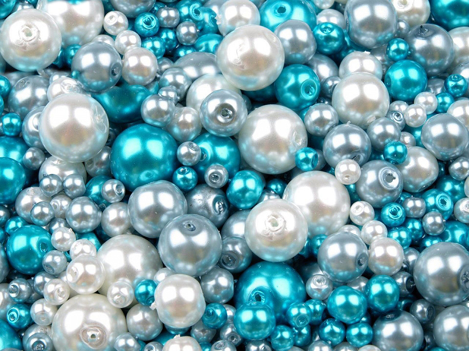 Sachet 1000 perles plastique gros trous ø 9 mm