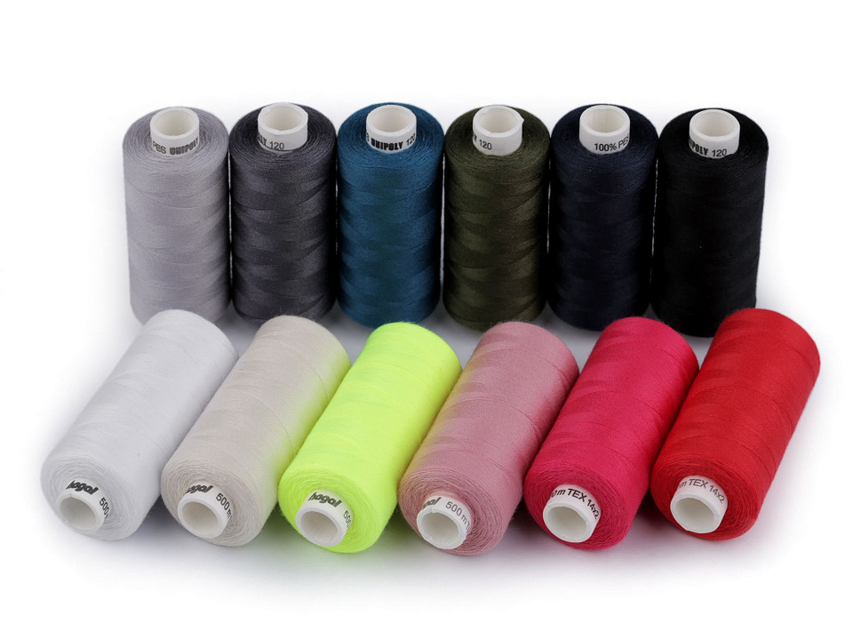Polyester Threads 500 m Unipoly | STOKLASA Haberdashery and Fabrics