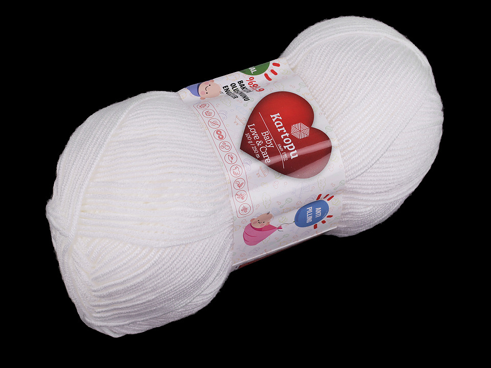 Fil à Tricoter Baby Love And Care 100g Kartopu - Acrylique, Pelote Neuve