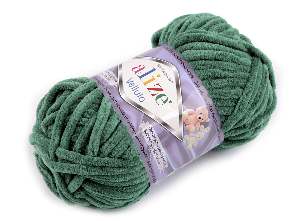 Uiopa Filato Ciniglia per Uncinetto, 100g/80m Filato Ciniglia Gomitoli Lana Grossa, Filo