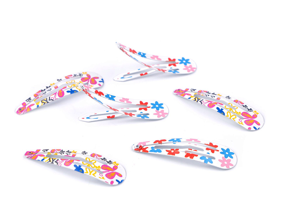 Barrettes à cheveux Papillons, Cœur | Mercerie et Tissus STOKLASA