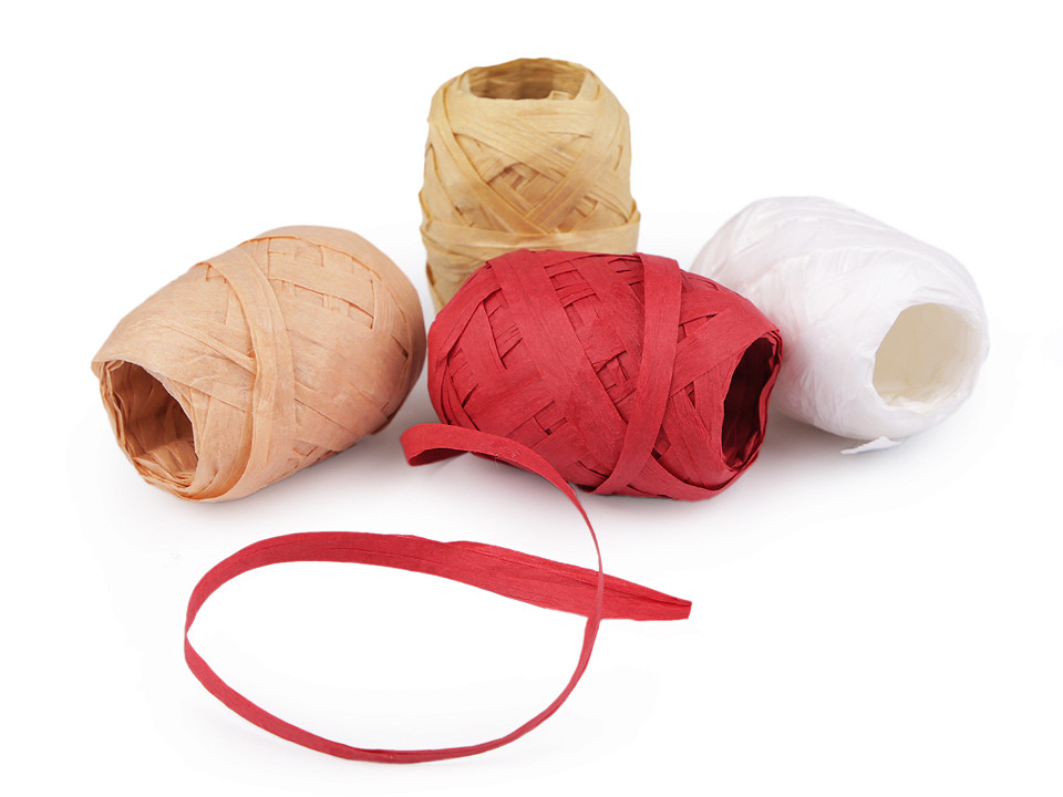 Red Raffia Ribbon  Creation Essentials