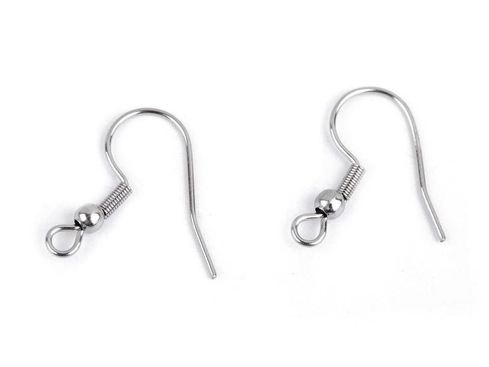 Sterling Silver Clover Imitation Pearl Fashion Fish Hook Earrings