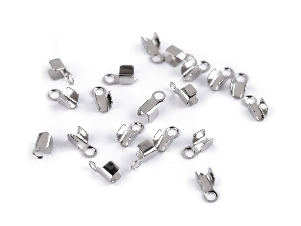 Trimits Leather Crimps / Cord Ends - 20pk