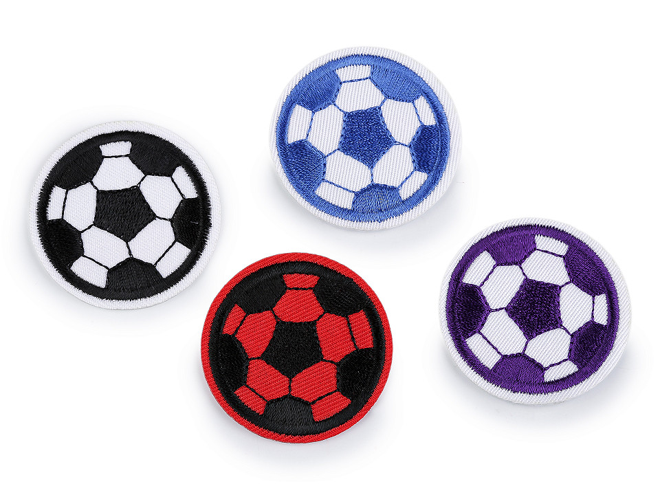 Lot De 12 Écussons Football ThermoCollants - 3 Tailles - Pour Réparer & Décorer Vêtements, Jeans, Sacs