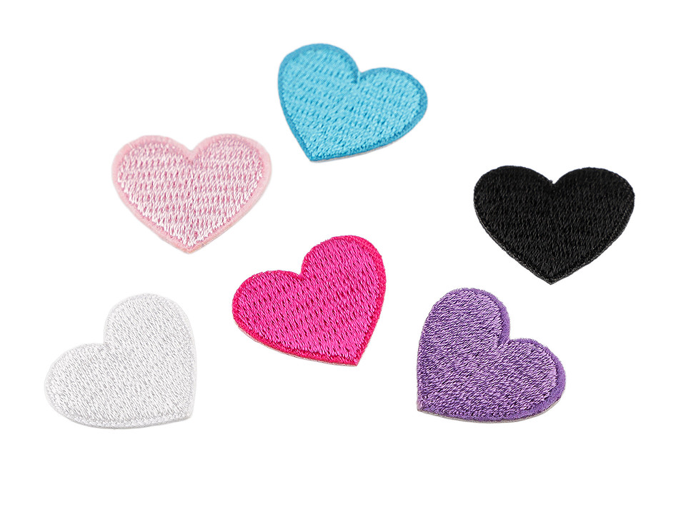 Sixfolo 56 Pcs Patch Thermocollant Mini Écusson Thermocollant de Cœur