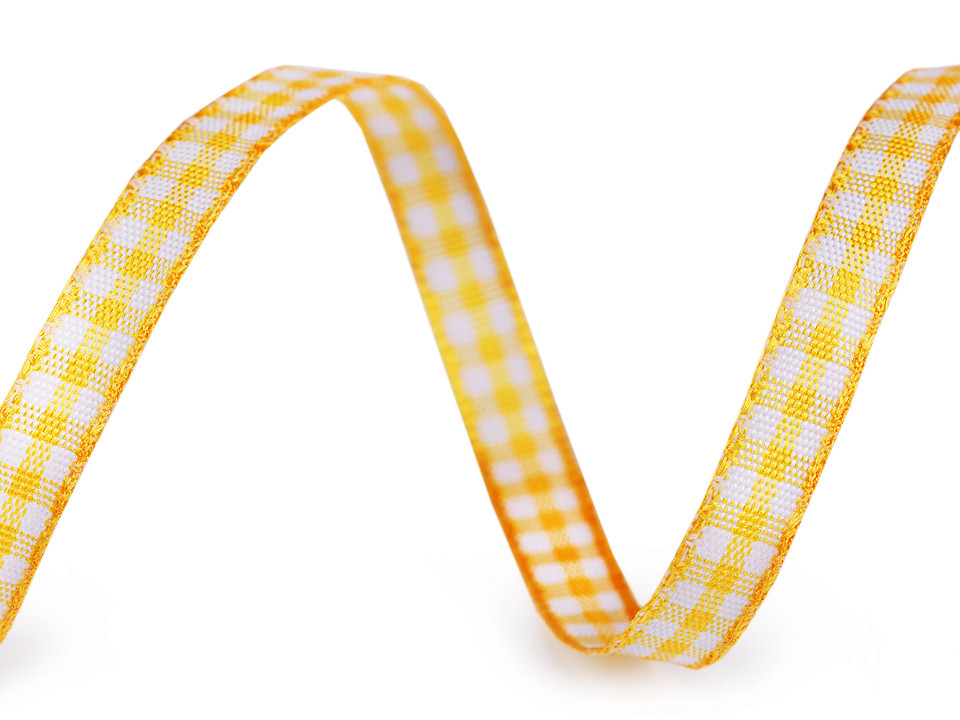 Checkered Ribbon width 6 mm | STOKLASA Haberdashery and Fabrics