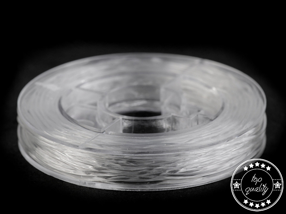 Fil élastique nylon transparent - Ø 1mm – Perles à croquer
