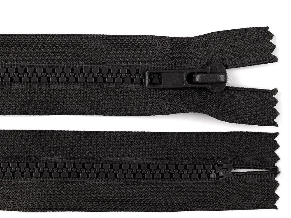 Plastic Zipper width 5 mm length 18 cm black | STOKLASA Haberdashery and  Fabrics