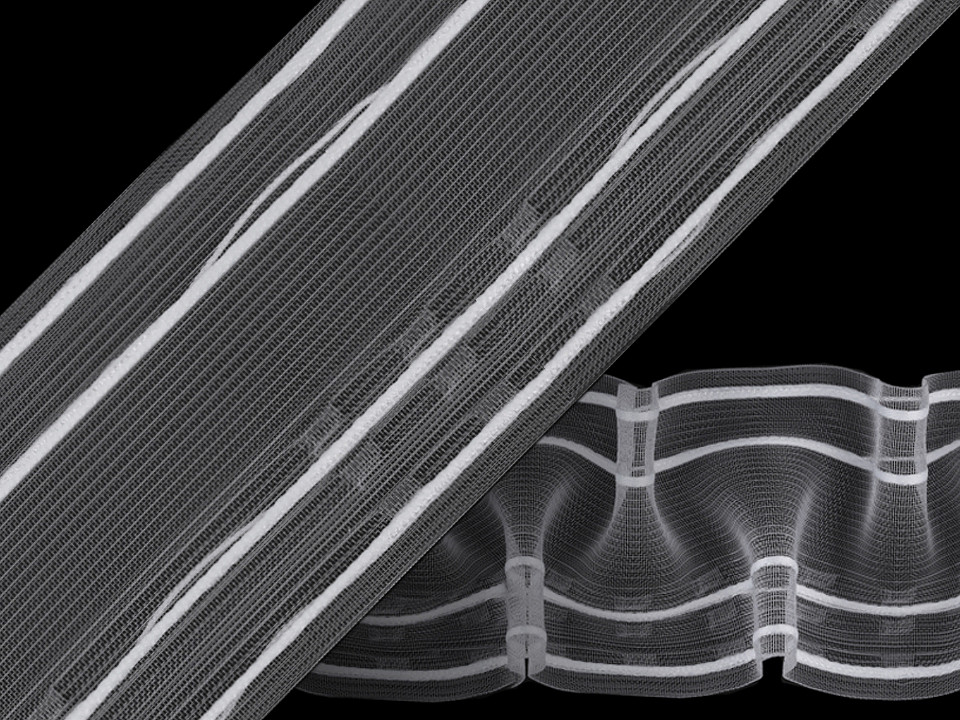 Gardinenband Smokfalten Breite10 mm | STOKLASA Textilkurzwaren und Stoffe