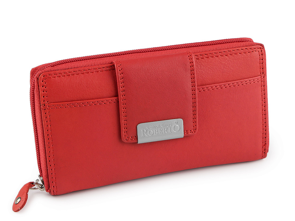 Women's leather wallet 10x18 cm STOKLASA Haberdashery and Fabrics