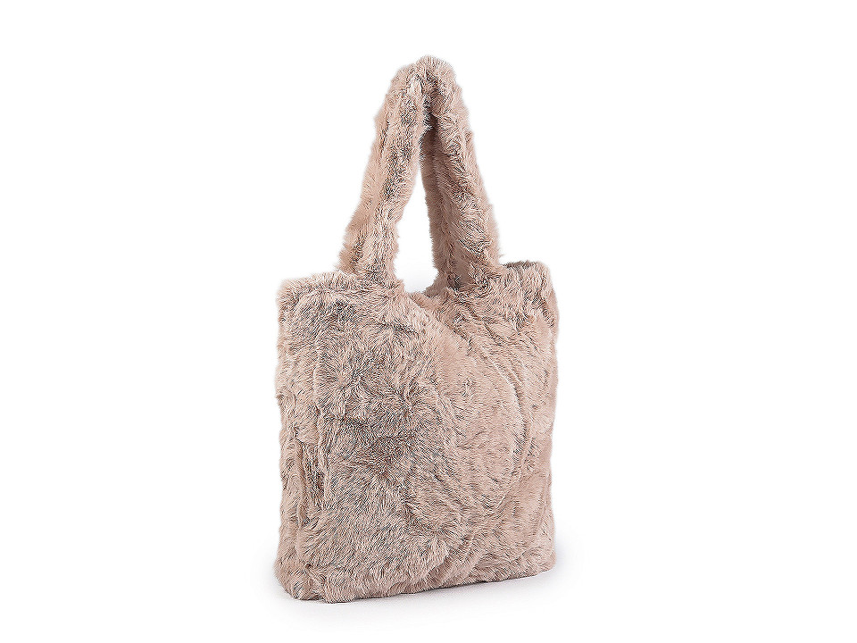 Borsa in pelliccia, dimensioni: 36 x 37 cm