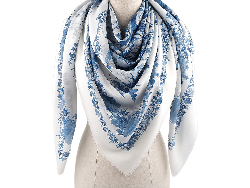 Large scarf 130x130 cm | STOKLASA Haberdashery and Fabrics