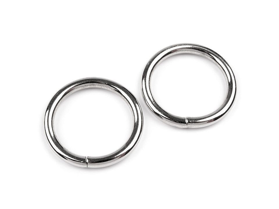 Silver/black O Ring,keychain Ring,jump Ring,metal Ring,belt Loop