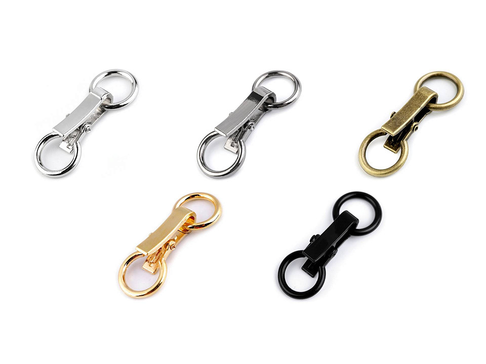 Pack of 35 Key Rings Small Key Ring Macrame Swivel Lobster Clasp Snap Hook  Metal Key Ring Clip for Key Ring Lanyard Jewellery DIY Craft Supplies 10 mm  : : Home & Kitchen