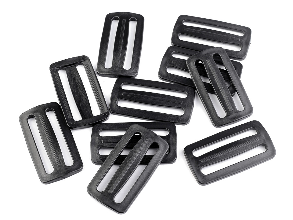 Plastic TriGlide Slide Adjuster width 50 mm black STOKLASA