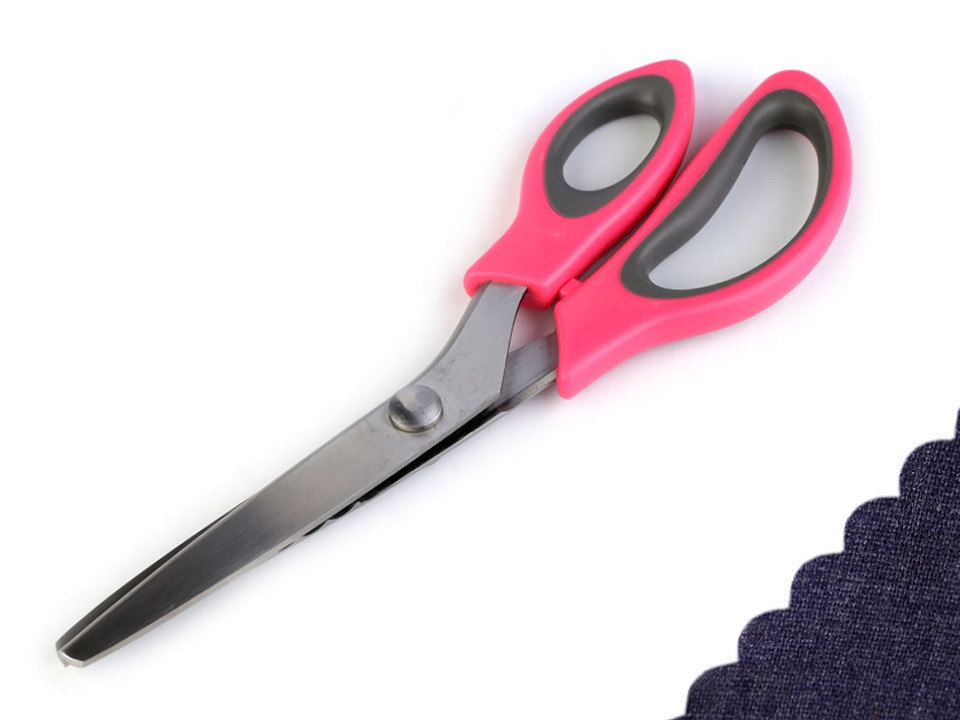 Ciseaux à cranter, longueur 24 cm Mercerie et Tissus STOKLASA