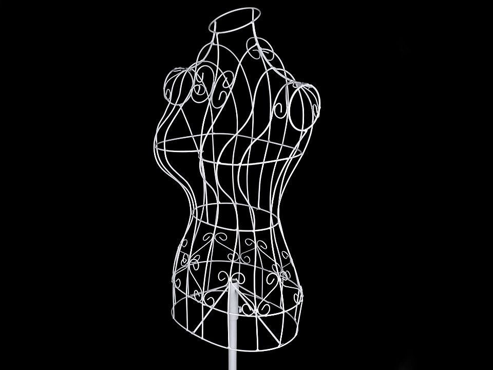 Metal Wire Display Mannequin Torso STOKLASA Haberdashery and Fabrics