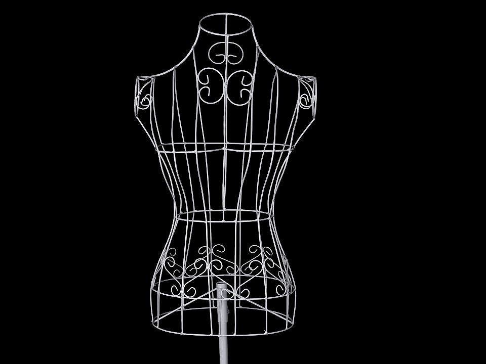 Metal Wire Display Mannequin Torso STOKLASA Haberdashery and Fabrics