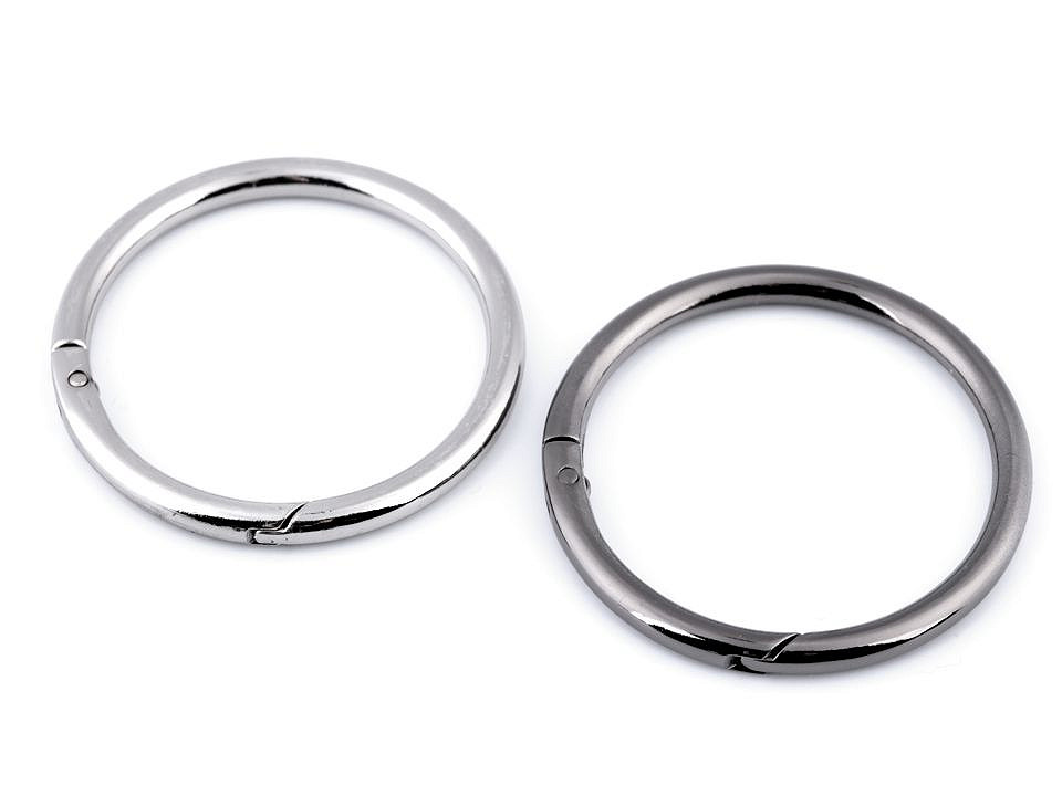 OMJMYY Lot De 4 Grands Anneaux Métal 150 Mm | Porte-Clés Géants | Anneaux Rideau Douche/Clés/Serviettes