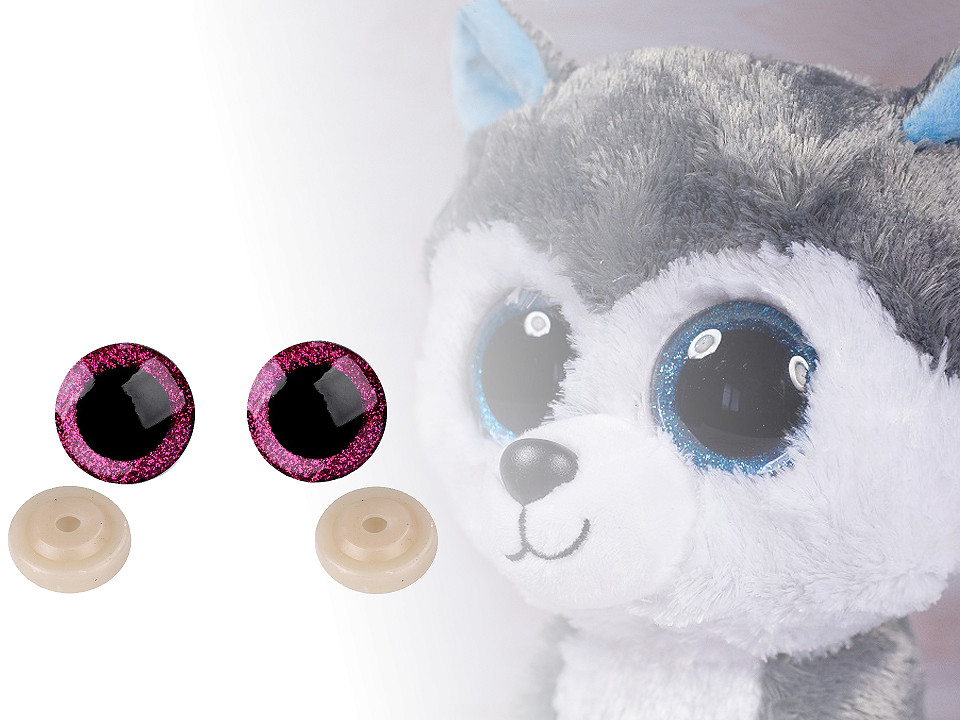 Devise Waist Bachelor Ochi pentru jucării cu dispozitiv de siguranță, Ø25 mm | STOKLASA mercerie  și materiale textile