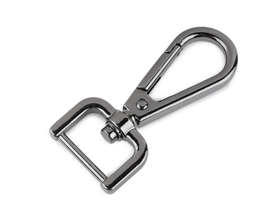 20 Pezzi Moschettoni Girevoli In Metallo - Fibbie Scorrevoli 38mm Per Borse, Zaini E Fai Da Te