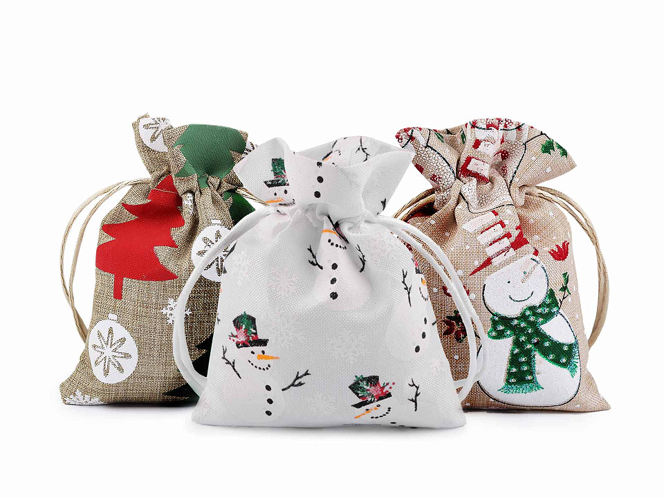TSI Sacs Cadeaux Romantiques Lot De 12 - Taille Moyenne 23x18x10 Cm - N° Art. 82014 - 4 Motifs Différents