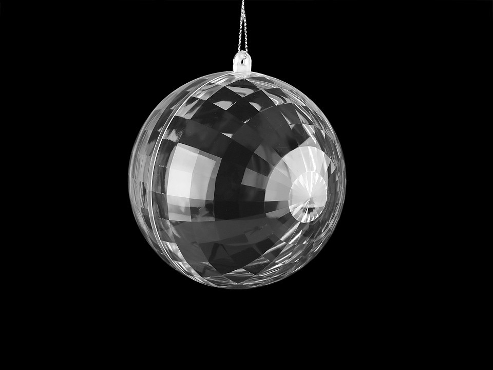 Plastic Fillable Ball Ornament Ø10 cm STOKLASA Haberdashery and Fabrics
