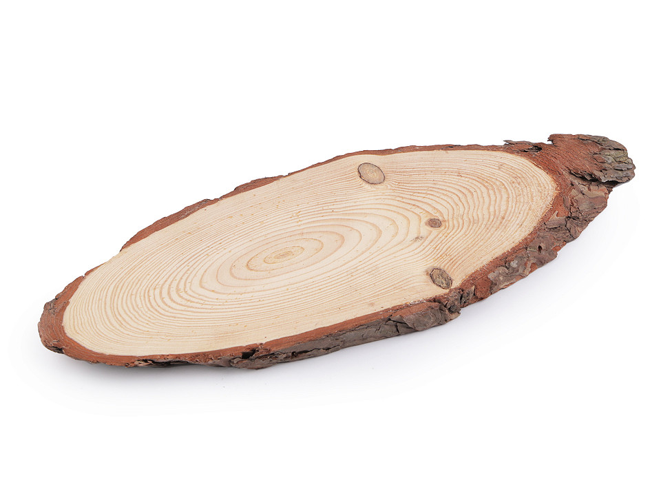 Rodajas de madera Natural para manualidades, anillos de árbol de