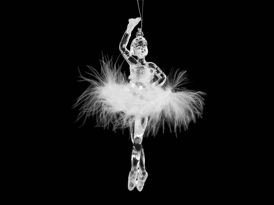 fascism Integration Bourgeon Decoratiune balerina, lebada cu sclipici | STOKLASA mercerie și materiale  textile