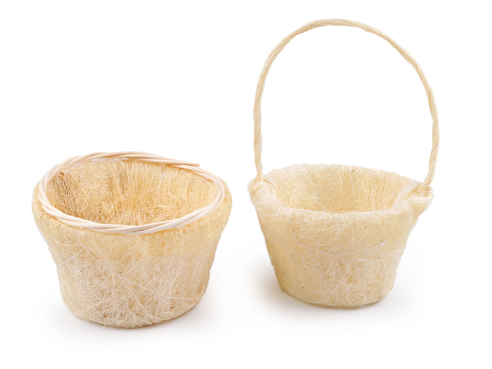 Sisal Basket for Arranging STOKLASA Haberdashery and Fabrics