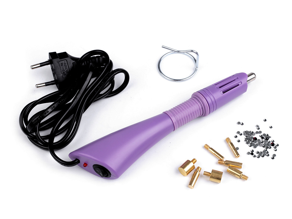 Purple Hot Fix Tool Applicator Rhinestone Setter Jeweler New in Package 