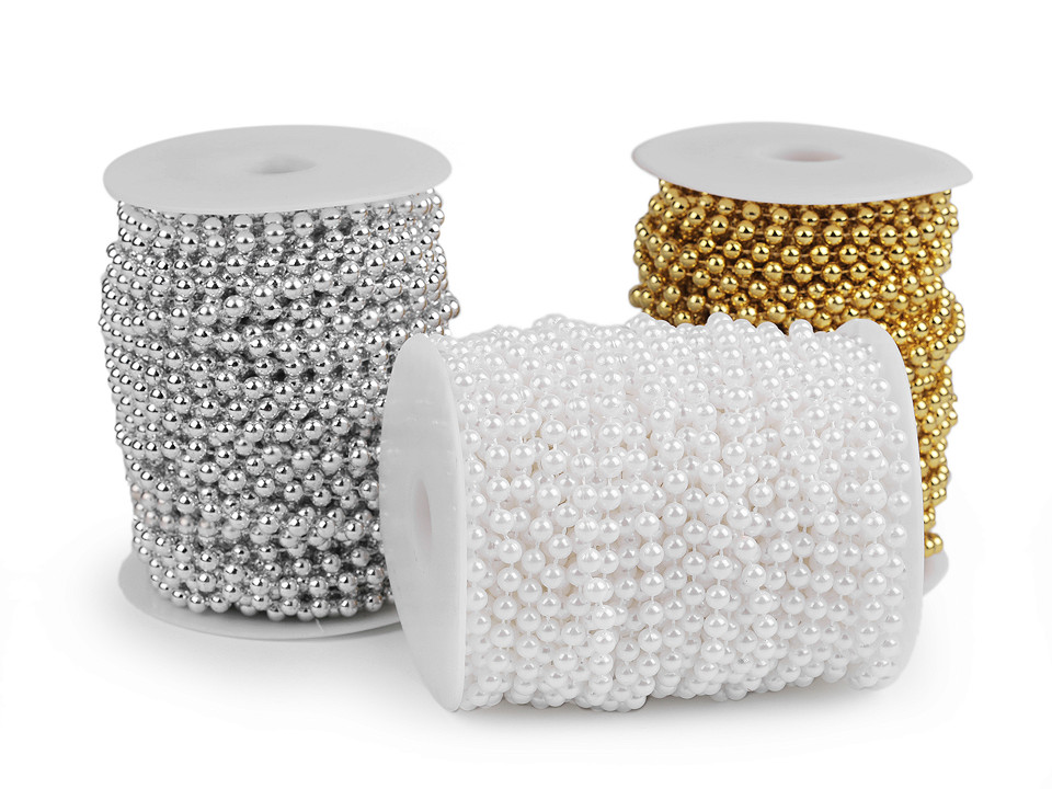 Bead Garland Ø6 mm STOKLASA Haberdashery and Fabrics