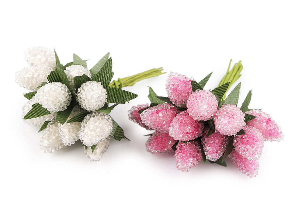 HUIANER Künstliche Erdbeeren – 50 Stück, Ca. 2 X 5,5 Cm, Aus Kunststoff